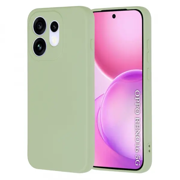 Husa pentru Oppo Reno16, Techsuit, SoftFlex, Verde Deschis