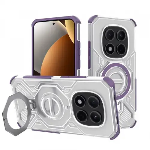 Husa pentru Poco M8 Pro / Redmi Note 15 Pro+ 5G, Techsuit, Carbon Shield Pro, Mov