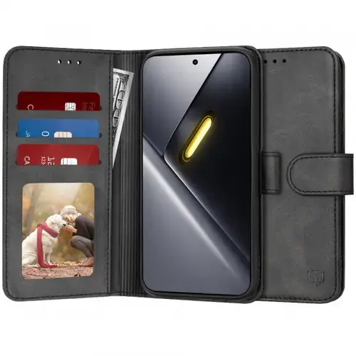 Husa pentru Poco X8 Pro Max, Techsuit, Diary Book, Negru