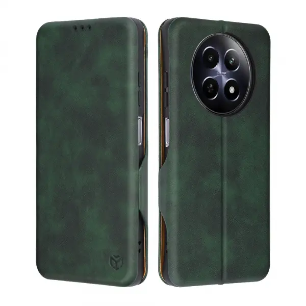 Husa pentru Realme 12x / 12, Techsuit, Safe Wallet Plus, Verde