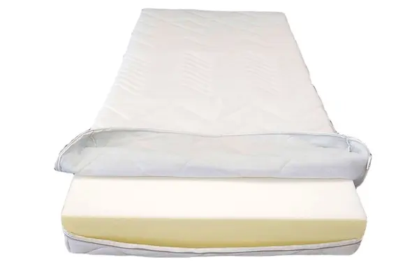 Husa pentru saltea Somnart matlasata, lavabila cu fermoar 4 laturi 80 x 190 x 18 cm
