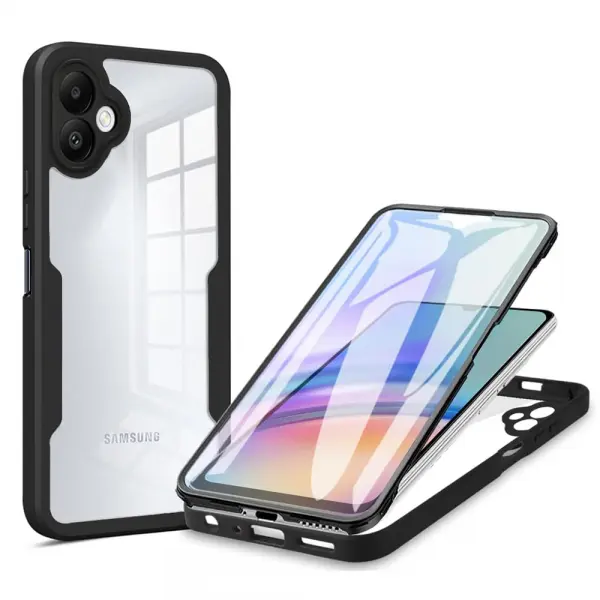 Husa pentru Samsung Galaxy A05 A055, Techsuit, ColorVerse 360, Neagra