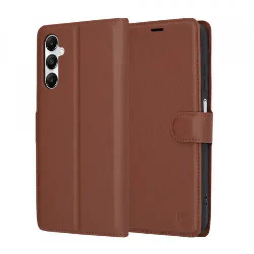Husa pentru Samsung Galaxy A05s A057, Techsuit, Leather Folio, Maro