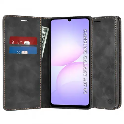 Husa pentru Samsung Galaxy A07 4G A075, Techsuit, Confy, Neagra