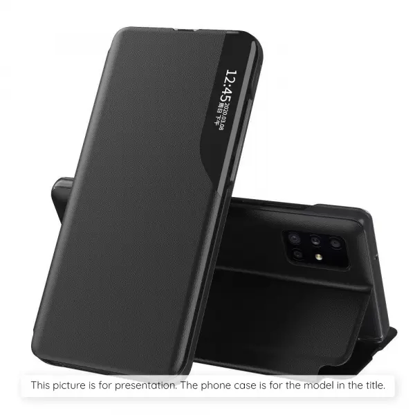 Husa pentru Samsung Galaxy A07 4G A075, Techsuit, eFold, Neagra