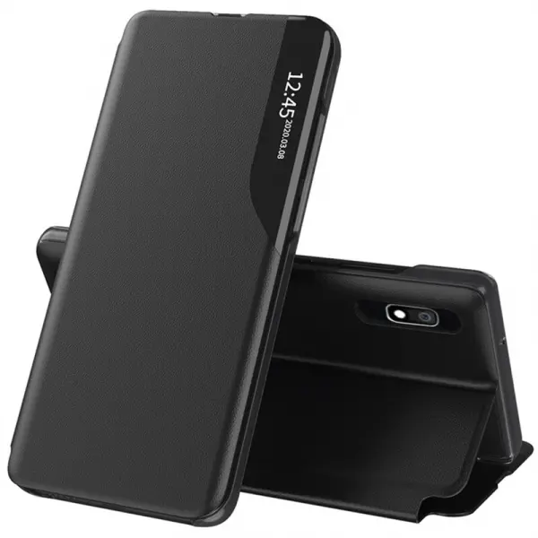 Husa pentru Samsung Galaxy A10 A105 / M10 M105, Techsuit, eFold, Neagra