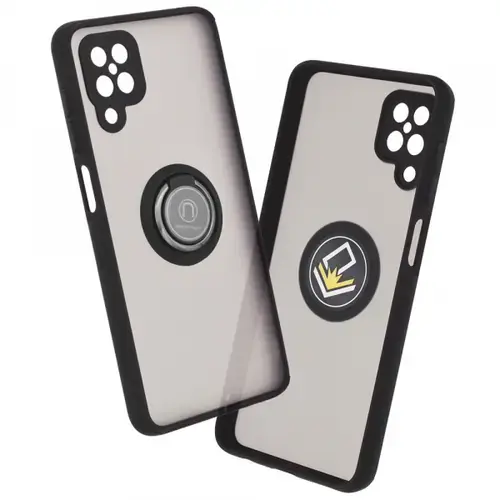 Husa pentru Samsung Galaxy A12 Nacho A127 / A12 A125, Techsuit, Glinth, Neagra