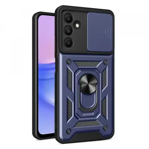 Husa pentru Samsung Galaxy A15 5G A156 / A15 A155, Techsuit, CamShield, Albastra