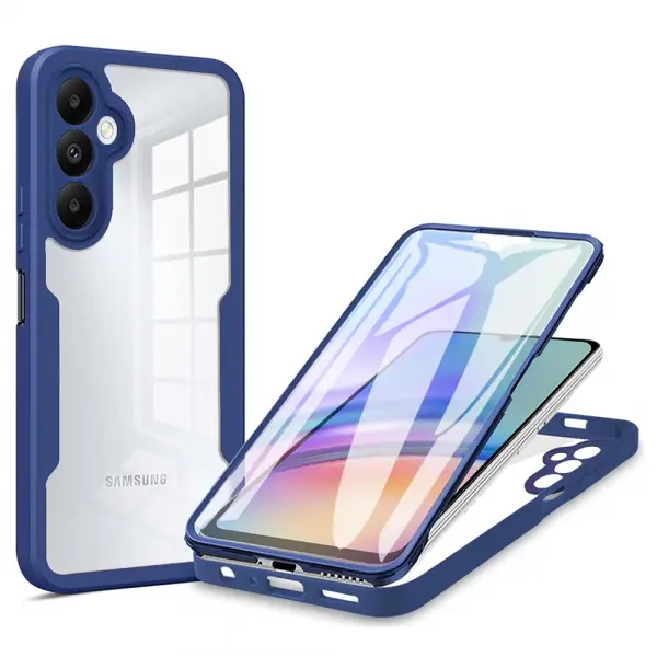 Husa pentru Samsung Galaxy A15 5G A156 / A15 A155, Techsuit, ColorVerse 360, Albastra