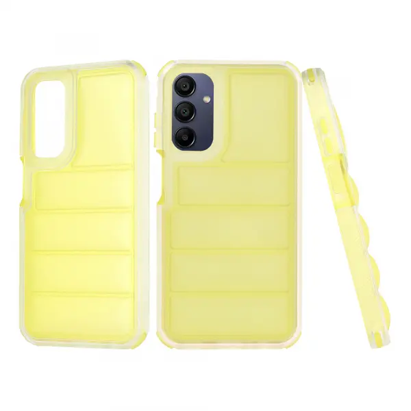 Husa pentru Samsung Galaxy A15 5G A156 / A15 A155, Techsuit, Wave Shield, Galbena