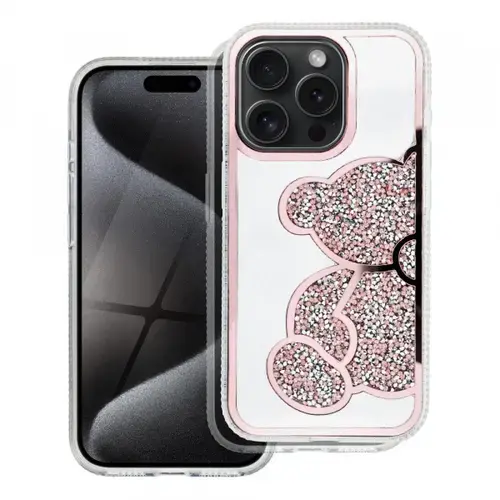 Husa pentru Samsung Galaxy A15 A155 / A15 5G A156, OEM, Teddy Bear, Roz