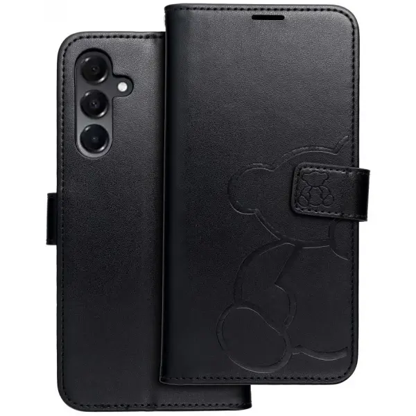 Husa pentru Samsung Galaxy A16 5G A166, OEM, MEZZO Teddy Bear, Neagra