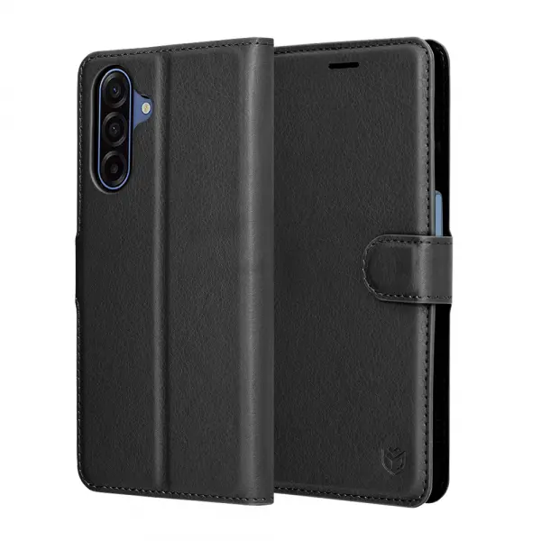 Husa pentru Samsung Galaxy A17 4G / A17 5G, Techsuit, Leather Folio, Neagra