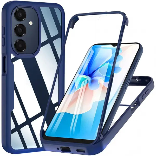 Husa pentru Samsung Galaxy A17 5G / A16 5G A166 / A16 4G A165, Techsuit, ColorVerse 360, Albastra