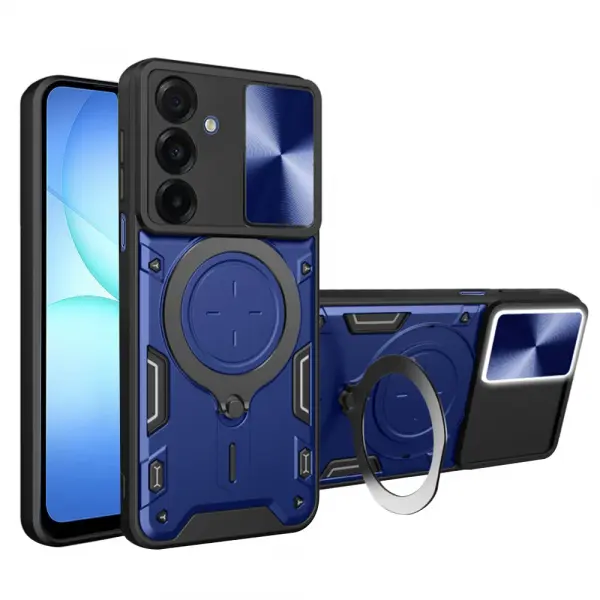 Husa pentru Samsung Galaxy A17 5G, Techsuit, CamGuard Pro, Albastra