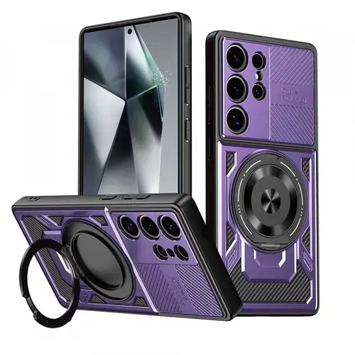 Husa pentru Samsung Galaxy A17 5G, Techsuit, RuggedCam, Mov
