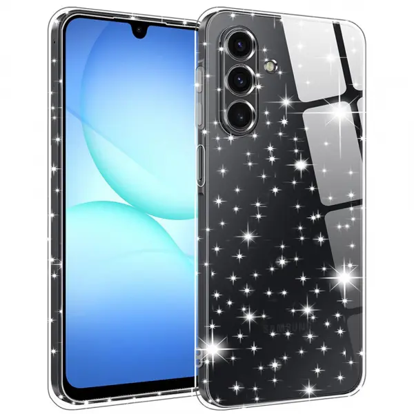 Husa pentru Samsung Galaxy A17 5G, Techsuit, SparkleSkin, Transparenta