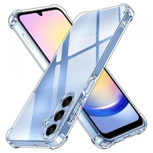 Husa pentru Samsung Galaxy A25 A256, Techsuit, Shockproof Clear, Transparenta