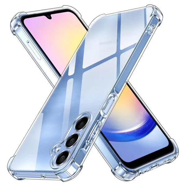 Husa pentru Samsung Galaxy A25 A256, Techsuit, Shockproof Clear, Transparenta