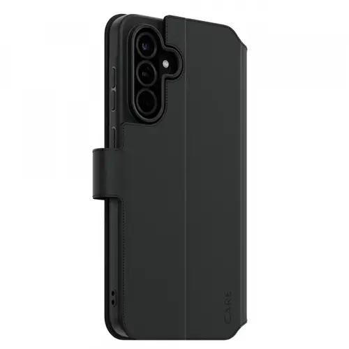 Husa pentru Samsung Galaxy A26 A266, PanzerGlass, Care Feature Kickstand Wallet, Neagra