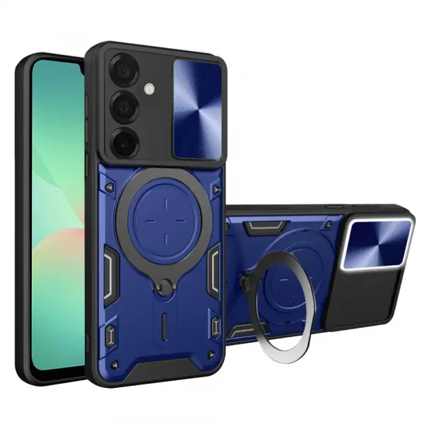 Husa pentru Samsung Galaxy A26 A266, Techsuit, CamGuard Pro, Albastra