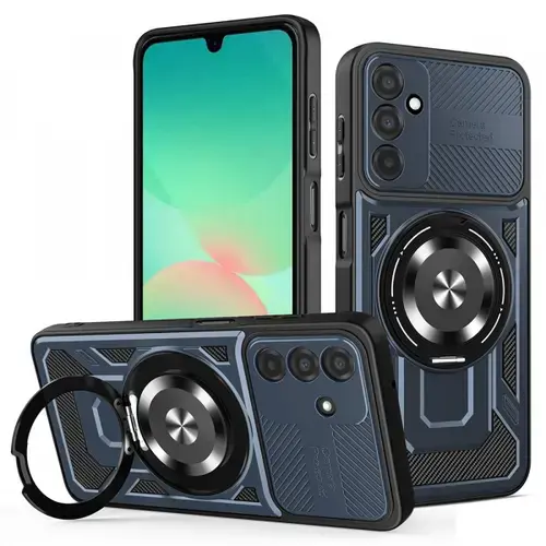 Husa pentru Samsung Galaxy A26 A266, Techsuit RuggedCam (Albastru)
