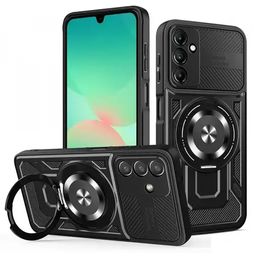 Husa pentru Samsung Galaxy A27 5G, Techsuit, RuggedCam, Neagra