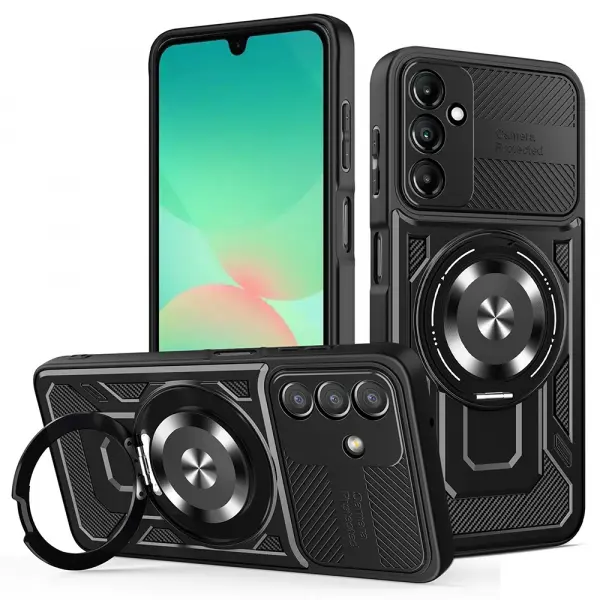 Husa pentru Samsung Galaxy A27 5G, Techsuit, RuggedCam, Neagra