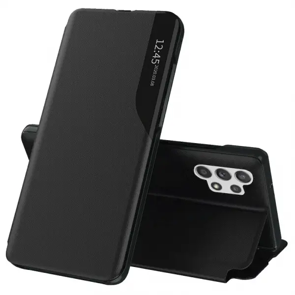 Husa pentru Samsung Galaxy A32 A325, Techsuit, eFold, Neagra