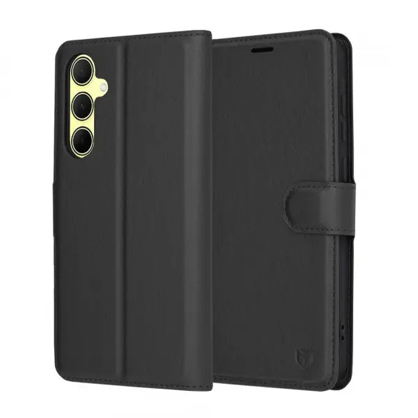 Husa pentru Samsung Galaxy A35 5G A356, Techsuit, Leather Folio, Neagra