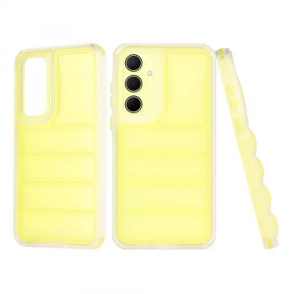 Husa pentru Samsung Galaxy A35 5G A356, Techsuit, Wave Shield, Galbena