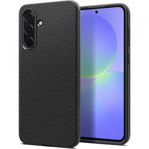 Husa pentru Samsung Galaxy A36 A366, Spigen, Liquid Air, Neagra Mata