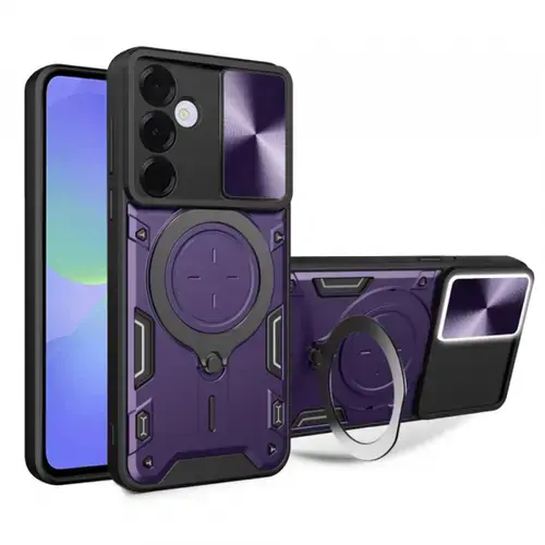 Husa pentru Samsung Galaxy A37 5G, Techsuit, CamGuard Pro, Mov