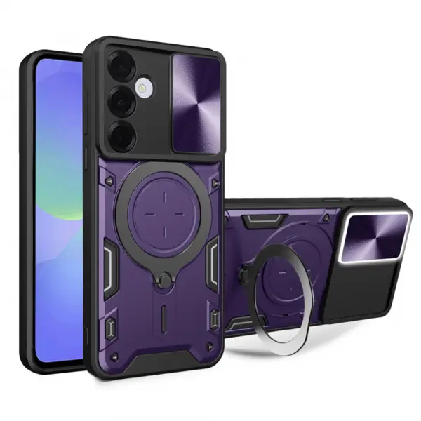 Husa pentru Samsung Galaxy A37 5G, Techsuit, CamGuard Pro, Mov