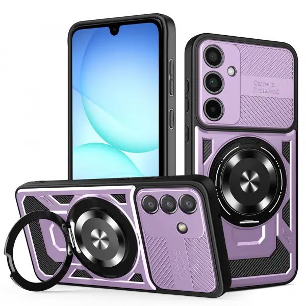 Husa pentru Samsung Galaxy A37 5G, Techsuit, RuggedCam, Mov