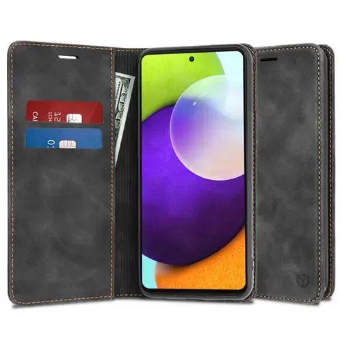 Husa pentru Samsung Galaxy A52s 5G A528 / A52 5G A526 / A52 A525, Techsuit, Confy, Neagra