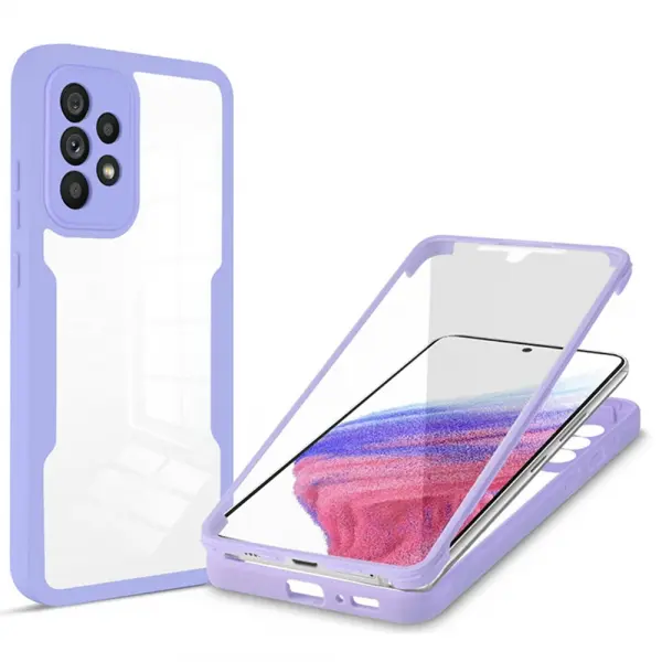 Husa pentru Samsung Galaxy A53 5G A536, Techsuit, ColorVerse 360, Mov
