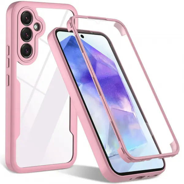Husa pentru Samsung Galaxy A54 A546, Techsuit, ColorVerse 360, Roz