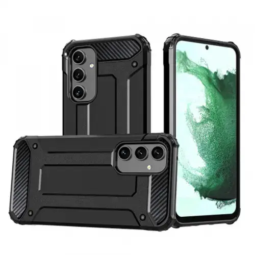 Husa pentru Samsung Galaxy A54 A546, Techsuit, Hybrid Armor, Neagra