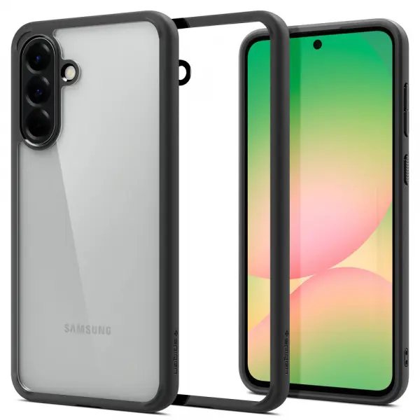 Husa pentru Samsung Galaxy A56 A566, Spigen, Ultra Hybrid, Neagra Mata ACS09293