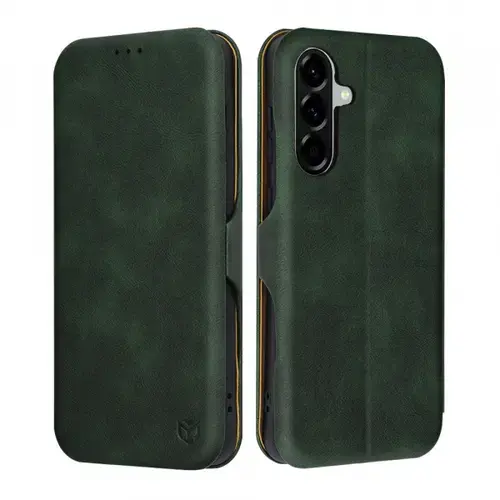 Husa pentru Samsung Galaxy A56 A566, Techsuit, Safe Wallet Plus, Verde