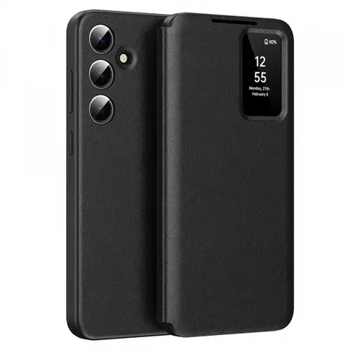 Husa pentru Samsung Galaxy A56 A566 Techsuit SmartView (Negru)