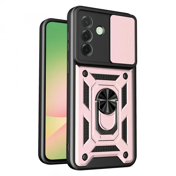 Husa pentru Samsung Galaxy A57 5G, Techsuit, CamShield, Roz Aurie