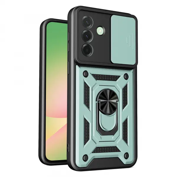 Husa pentru Samsung Galaxy A57 5G, Techsuit, CamShield, Verde