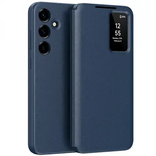 Husa pentru Samsung Galaxy A57 5G, Techsuit, SmartView, Albastra