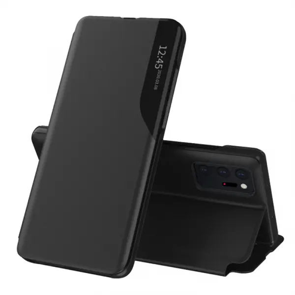 Husa pentru Samsung Galaxy Note 20 Ultra 5G N986 / Note 20 Ultra N985, Techsuit, eFold, Neagra