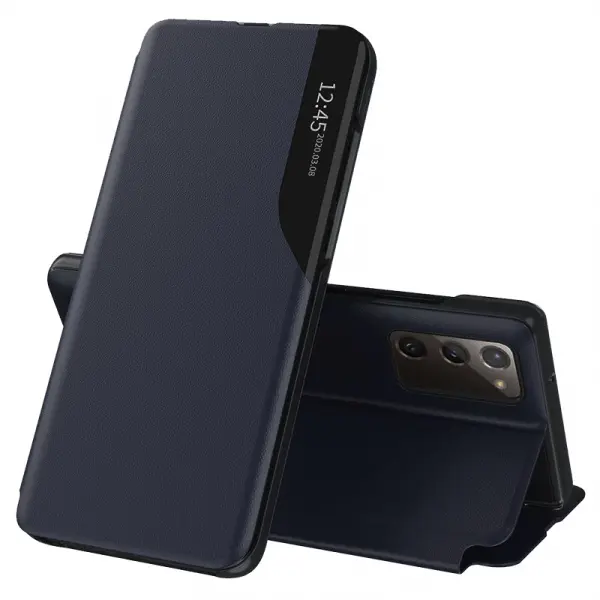 Husa pentru Samsung Galaxy S20 FE 2022 G781 / S20 FE 5G G781 / S20 FE G780, Techsuit, eFold, Albastra Inchis