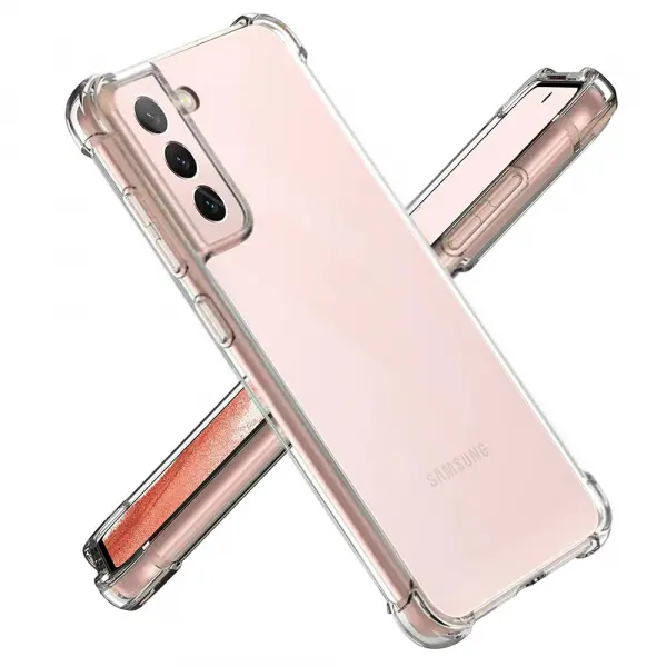 Husa pentru Samsung Galaxy S21 5G G991, Techsuit, Shockproof Clear, Transparenta