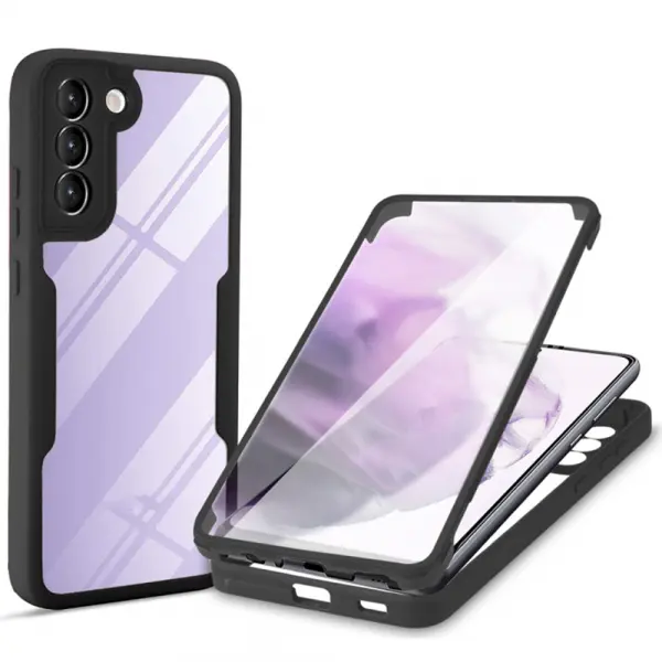 Husa pentru Samsung Galaxy S21 FE 5G G990, Techsuit, ColorVerse 360, Neagra