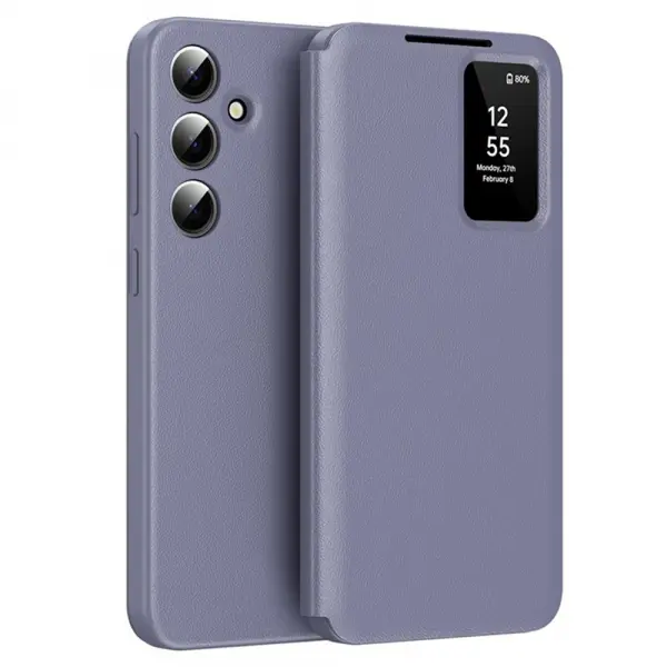 Husa pentru Samsung Galaxy S23 FE S711, Techsuit, SmartView, Mov